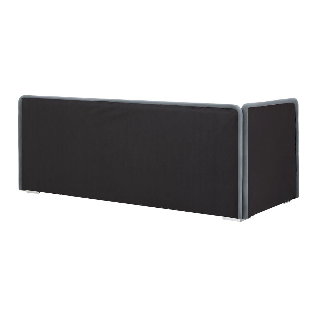 Bett Remi Grau ca. 120x200cm - Chromfarben/Naturfarben, KONVENTIONELL, Holz/Kunststoff (120/200cm) - Mömax