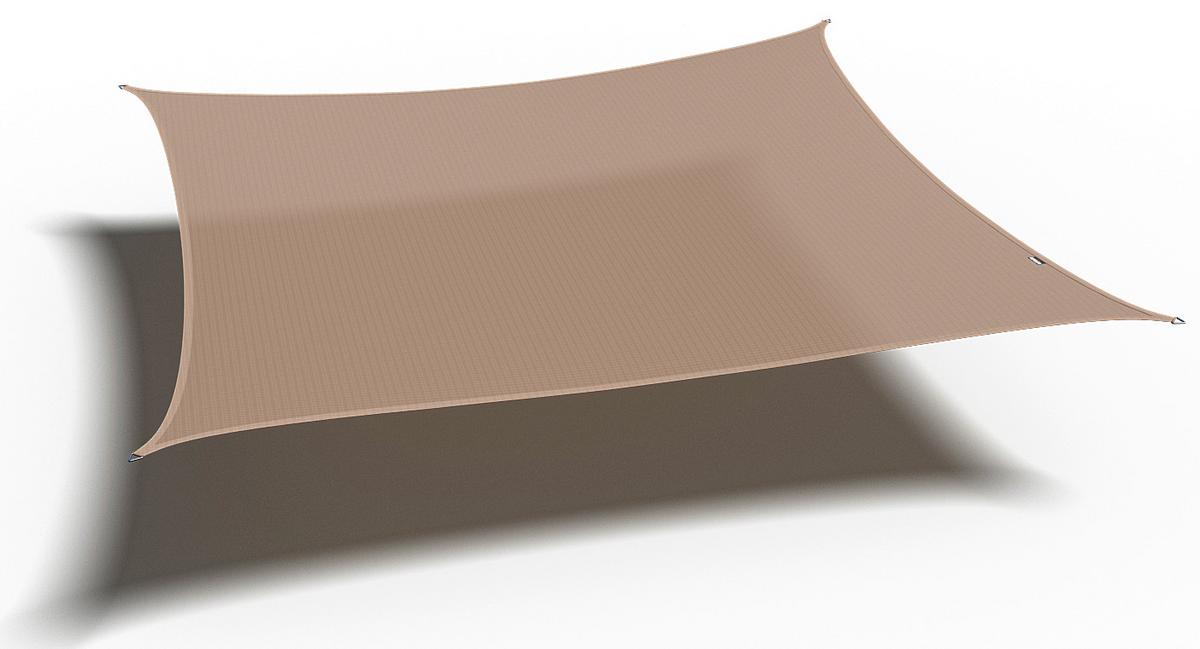 Sonnensegel Coolfit Sandfarben - Sandfarben, MODERN, Kunststoff (360/1/360cm) - Gardenson