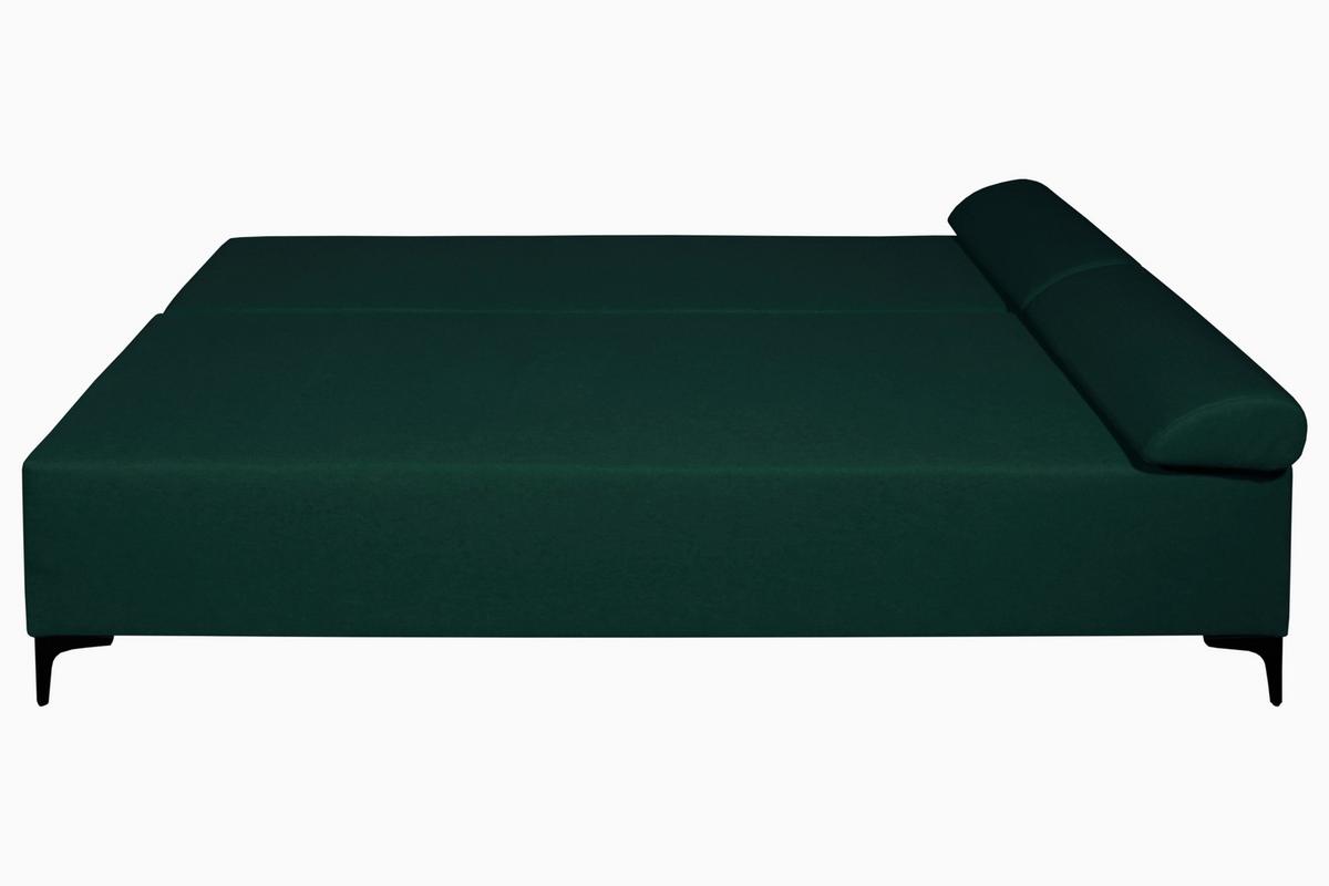 Canapea extensibila LONDON - verde închis, Modern, lemn/metal (198/90/101cm) - Modern Living