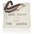Handtasche Queen - Beige/Rot, LIFESTYLE, Textil (50/40cm) - Mömax modern living