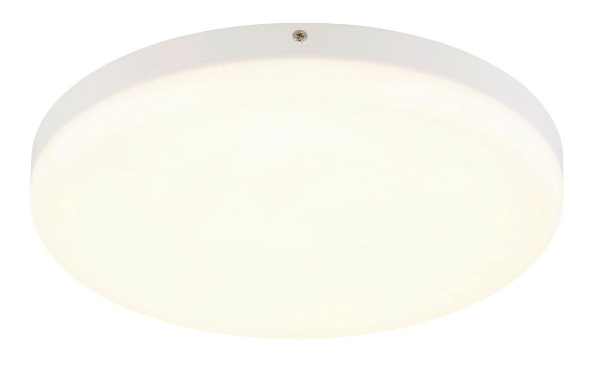 LED-DECKENLEUCHTE 12387-24W MATTHEW - Weiss, Konventionell, Kunststoff (30/5cm) - Globo