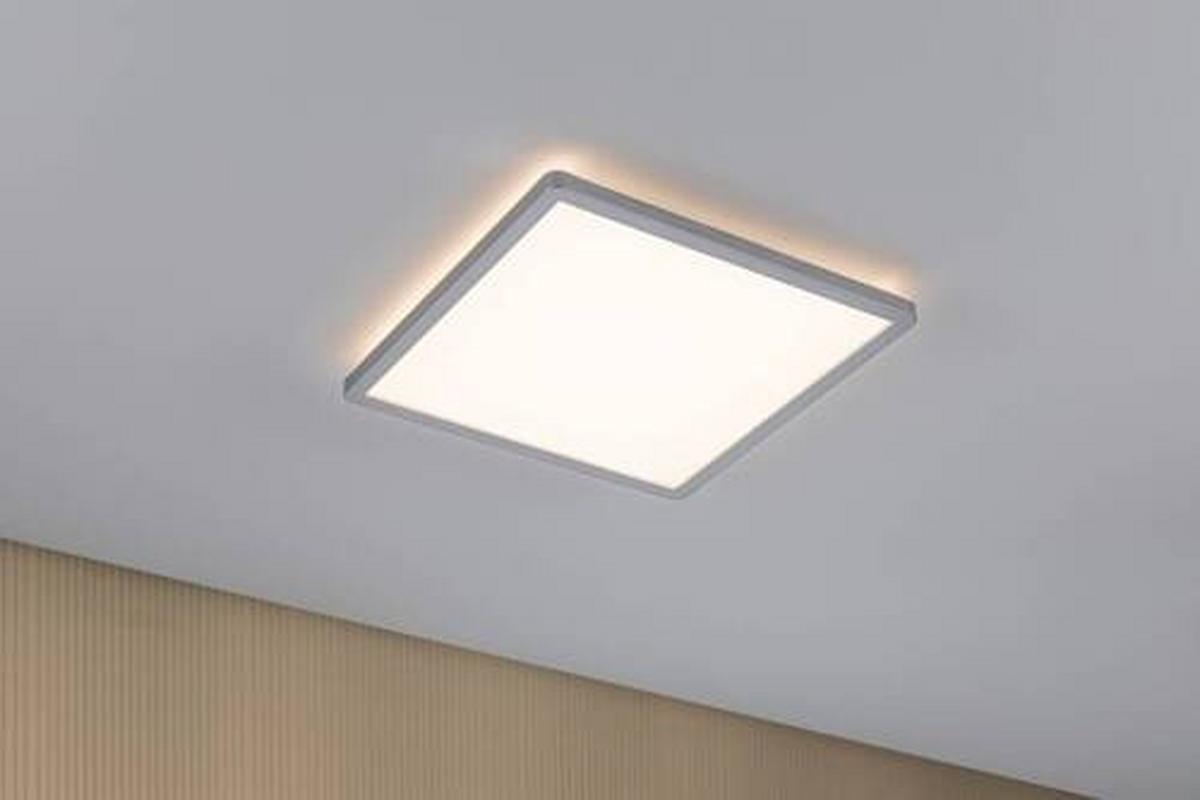 LED-Paneel Atria Shine in Chromfarben max. 16 Watt - Chromfarben, Basics, Kunststoff (29,3/29,3/2,8cm) - Paulmann