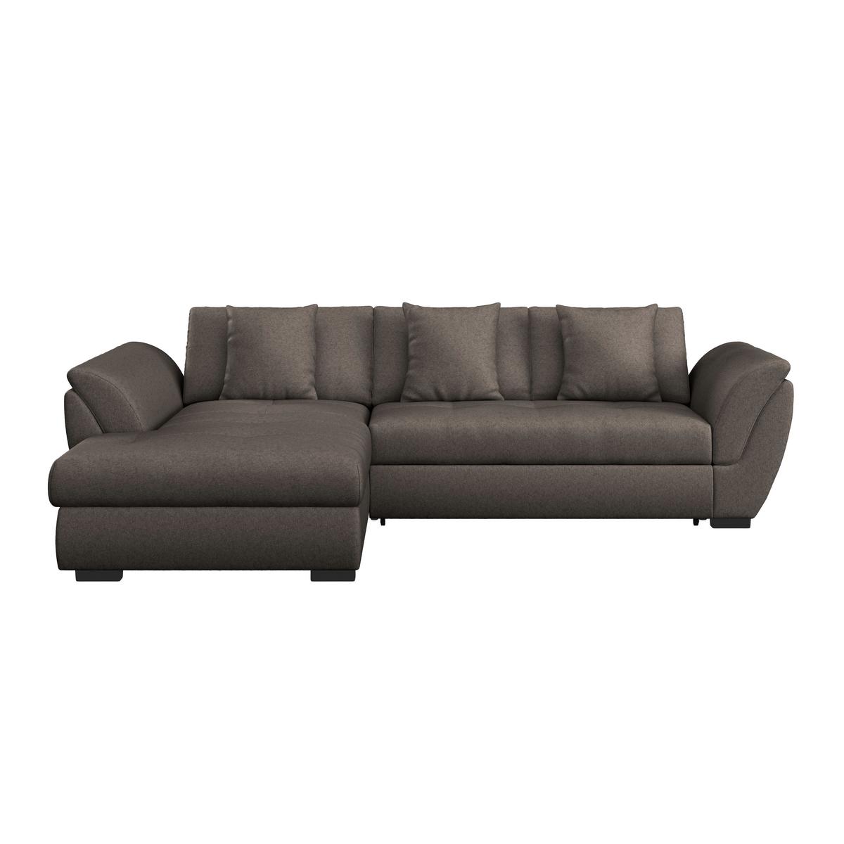 Sedežna Garnitura Berisso, Z Ležiščem In Predalom - rjava, Design (187/278cm) - Mömax