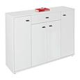 Comodă Boni - alb, Modern, compozit lemnos (116/84/30cm) Comodă Boni - alb, Modern, compozit lemnos (116/84/30cm)