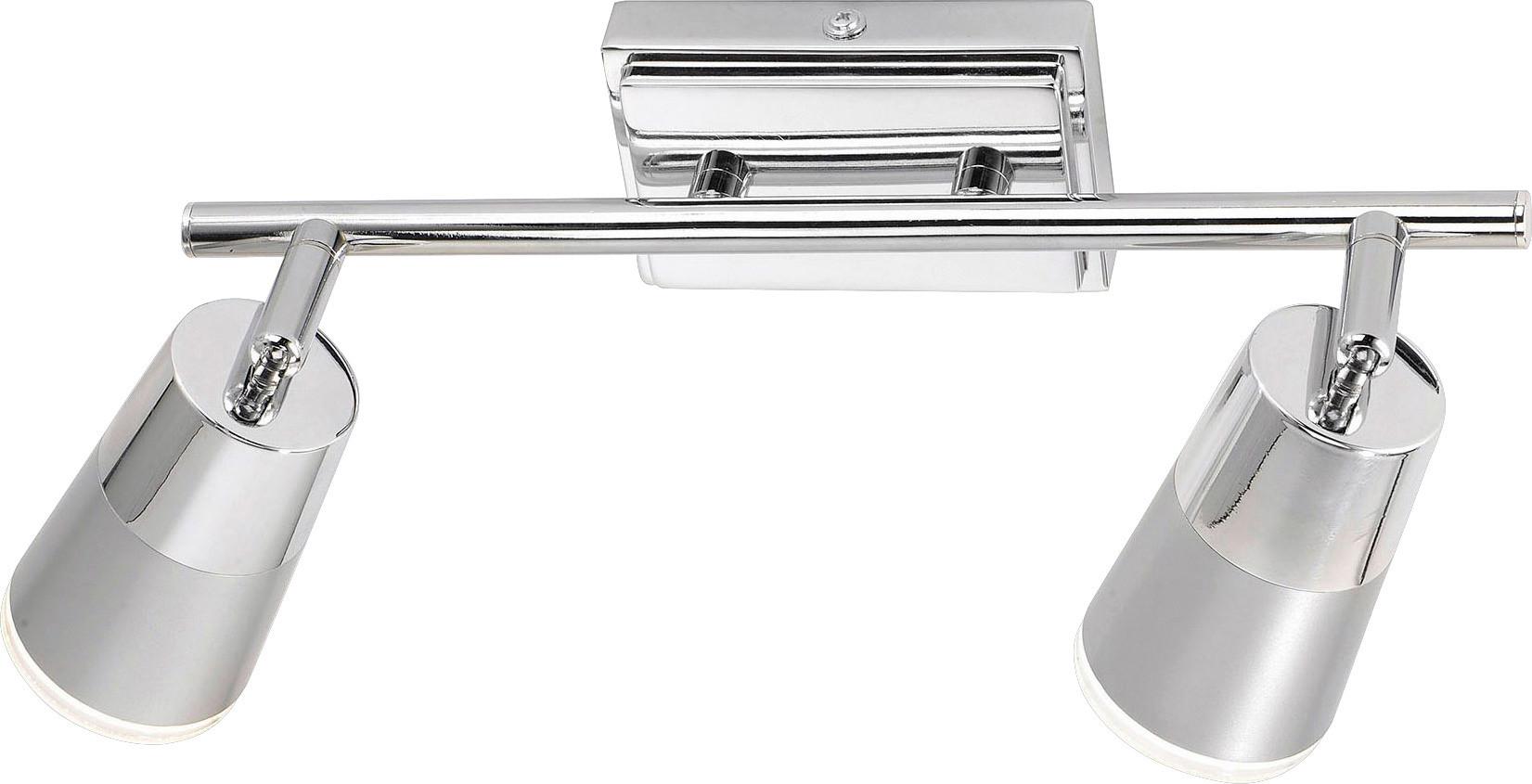 Spotlámpa Dalli - krómszínű/ezüstszínű, Konventionell, műanyag/fém (45/20/18cm)