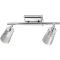 Spotlámpa Dalli - krómszínű/ezüstszínű, Konventionell, műanyag/fém (45/20/18cm)