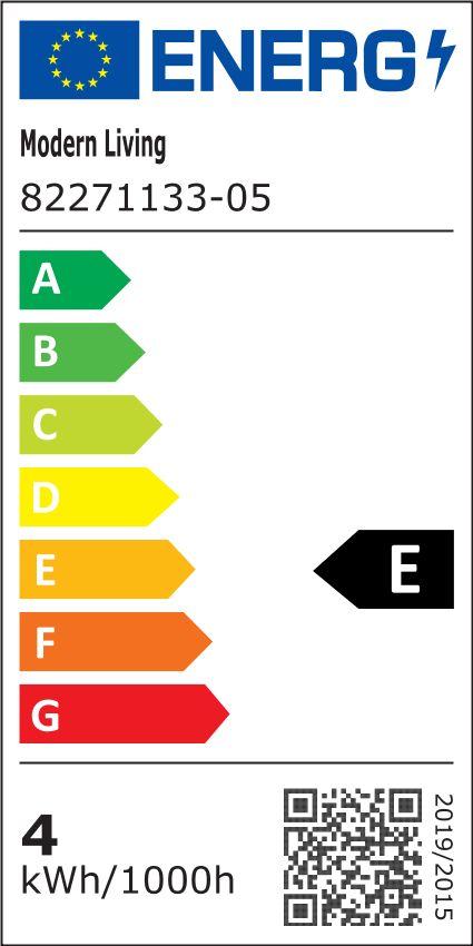 LED-Leuchtmittel Multi max. 4 Watt, 4 Stk. - Klar, Glas/Metall (3,7/9,8cm) - Modern Living