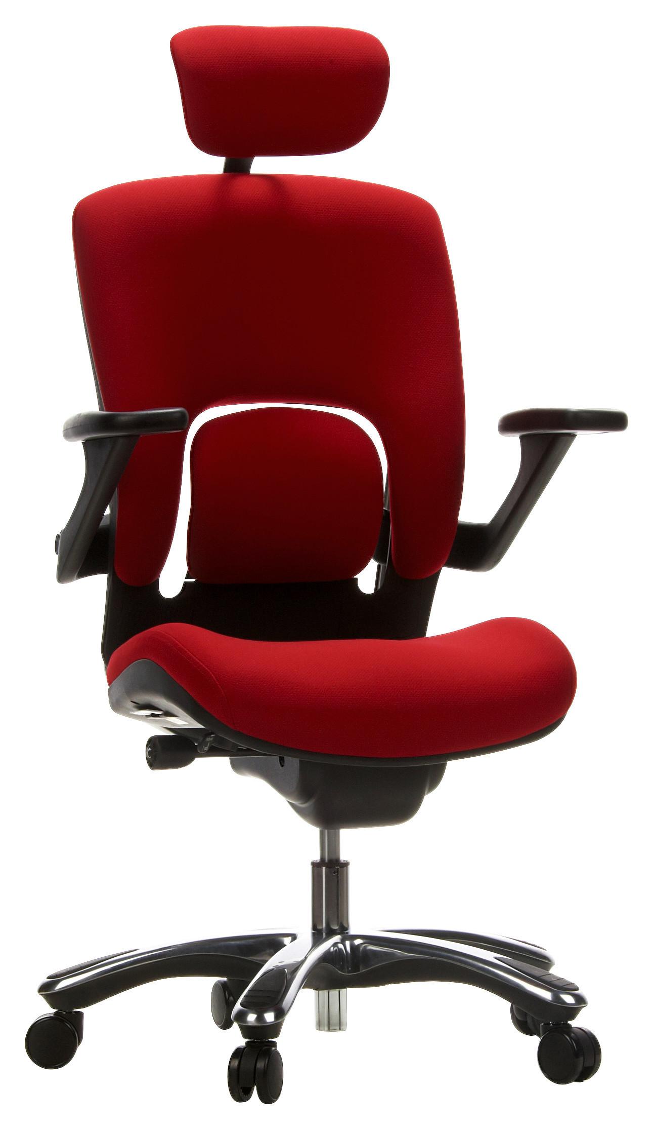 Pisarniški Stol Vapor Lux, Rdeča - barve kroma/rdeča, Basics, kovina/umetna masa (58/119/50cm) - MID.YOU