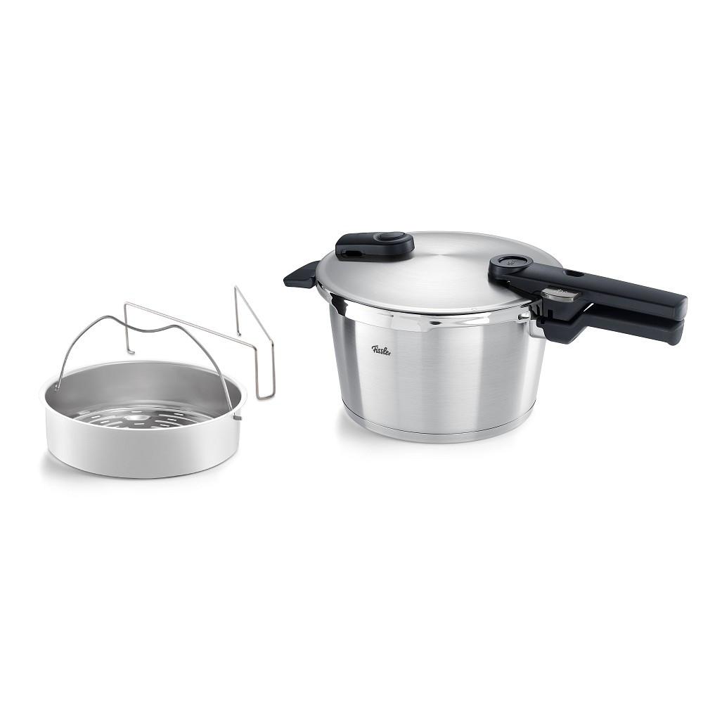 SZYBKOWAR 602-410-04-070/0 FISSLER - kolor srebrny/kolor stalowy, Basics, metal (19/18cm) - Fissler