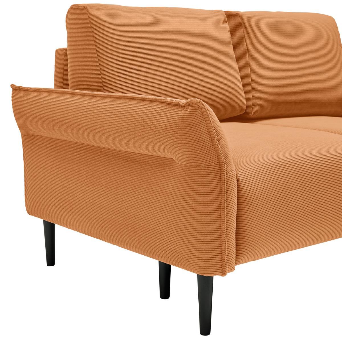 2-Sitzer-Sofa Custom Dunkelgrün - Dunkelgrün/Schwarz, MODERN, Holz/Textil (150/85/92cm) - Mömax