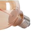 LED-LJUSKÄLLA C82218MM - bärnstensfärgad, Klassisk, metall/glas (8/12,2cm) - Mömax