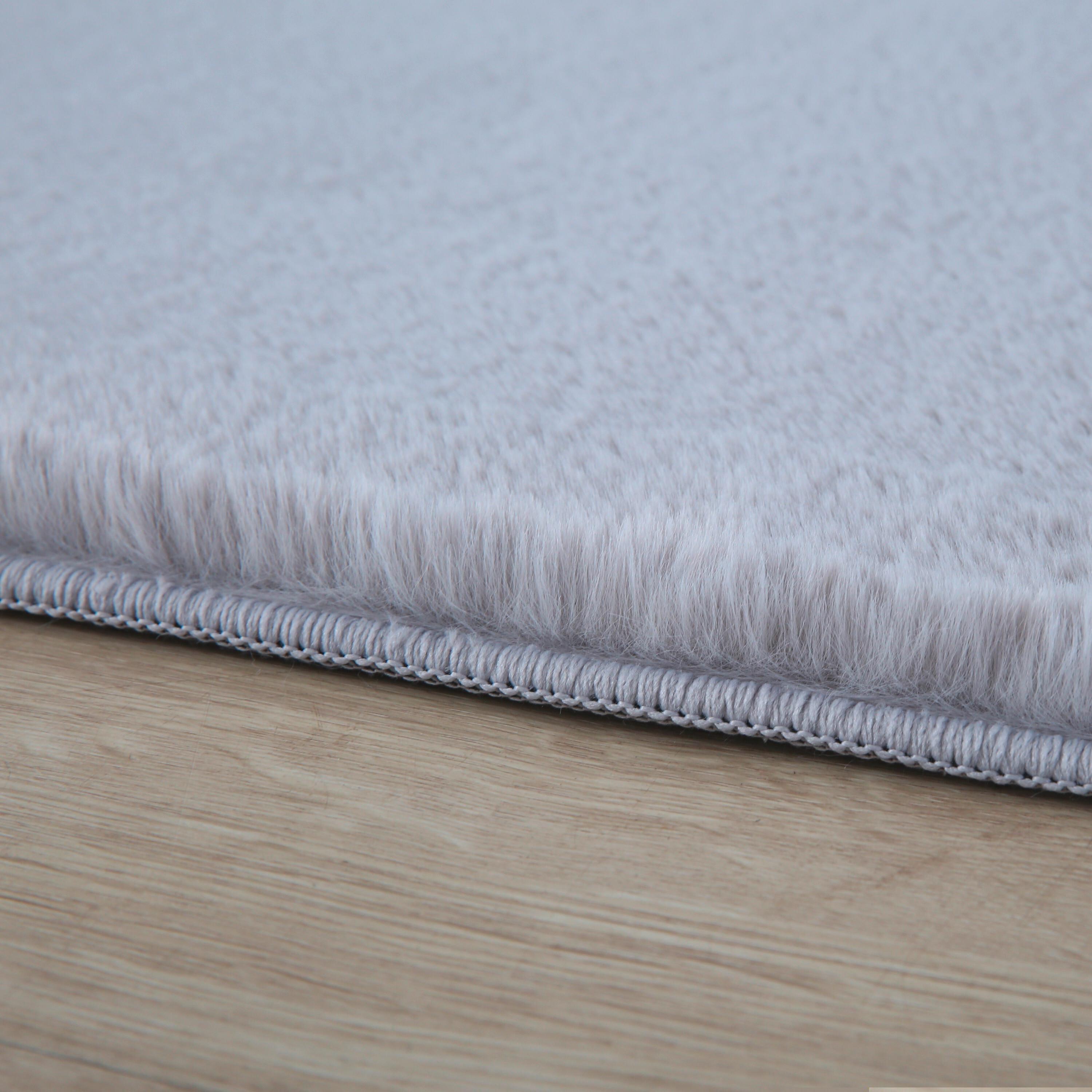 Tekač Pouffy, Srebrna, 80x250cm - srebrne barve, Basics, tekstil (80/250cm)