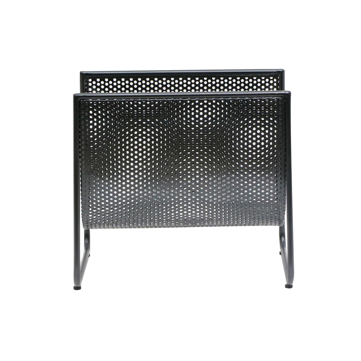 Zeitungsständer Tina aus Metall - Schwarz, Modern, Metall (35/31,5/25cm) - Mömax