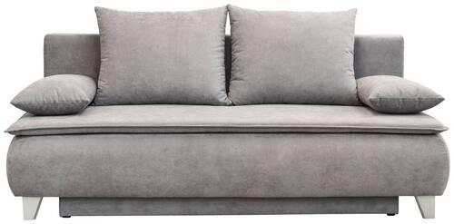 Canapea extensibilă MONA - gri deschis, Modern, textil (208/100/106cm) - Modern Living
