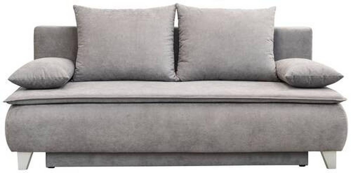 Canapea extensibilă MONA - gri deschis, Modern, textil (208/100/106cm) - Modern Living