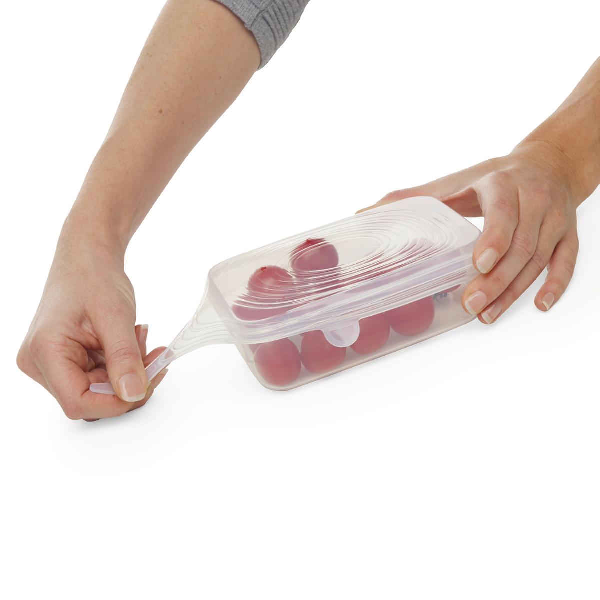 Szilikonfedő Szett Universal - áttetsző/átlátszó, műanyag - Modern Living