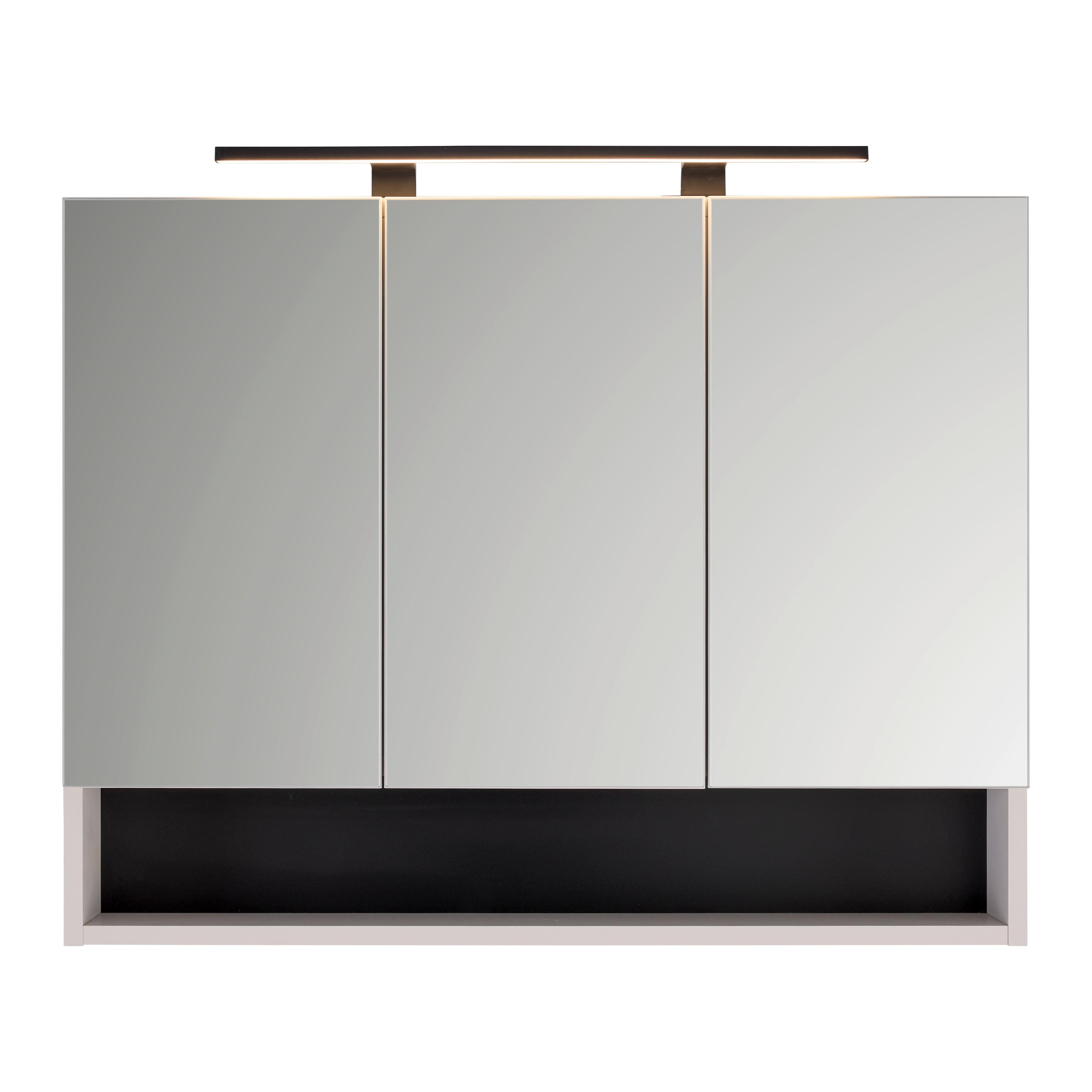 SPEGELSKÅP FLORENZ -EXKLUSIV- - kashmir, Modern, trämaterial (90/70/20cm) - Mömax