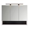 SPEGELSKÅP FLORENZ -EXKLUSIV- - kashmir, Modern, trämaterial (90/70/20cm) - Mömax