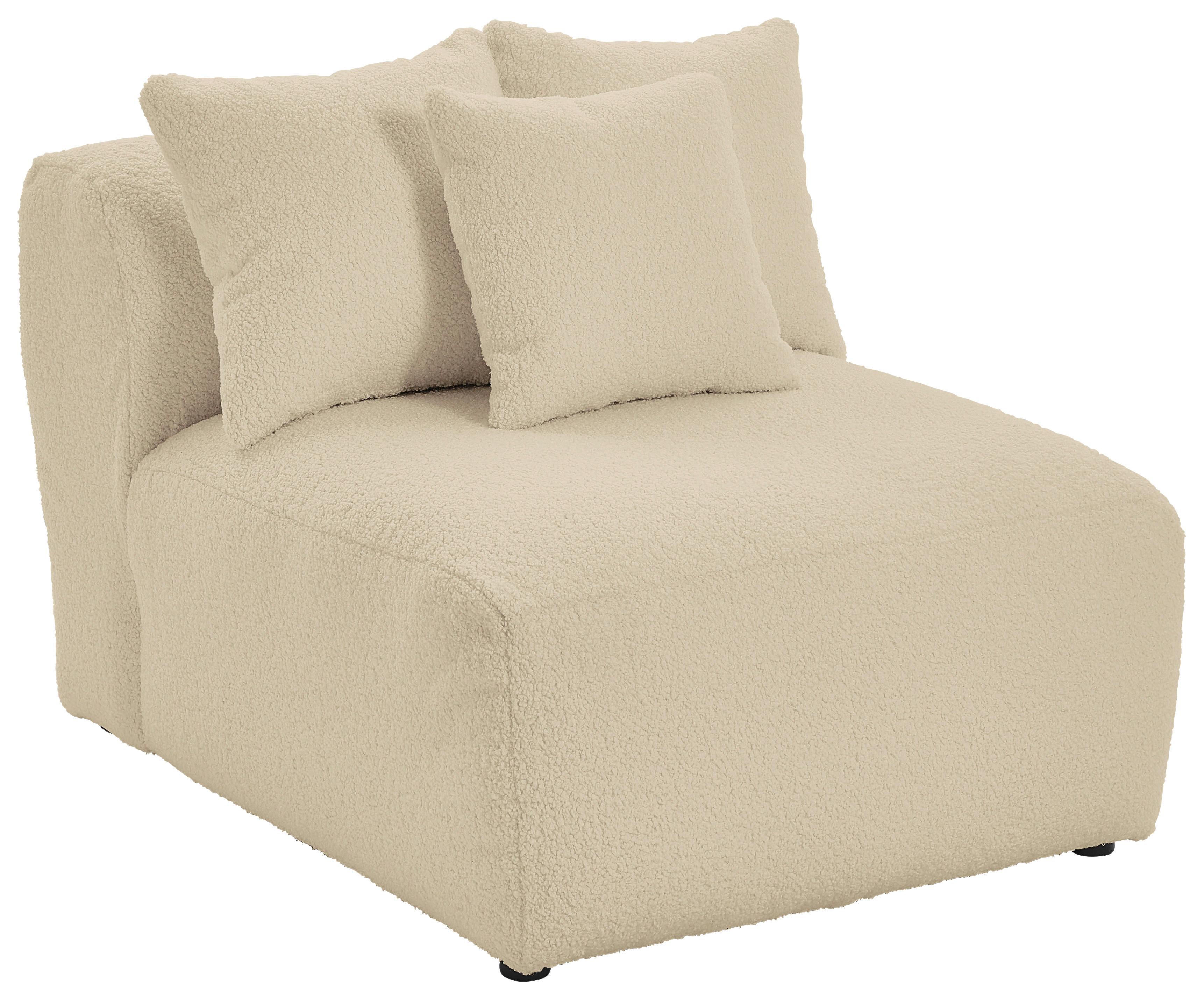 Modul Sofaelement Bloom Beige - Beige, Trend, Textil (85/70/122cm) - Livetastic