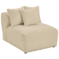 Modul Sofaelement Bloom Beige - Beige, Trend, Textil (85/70/122cm) - Livetastic