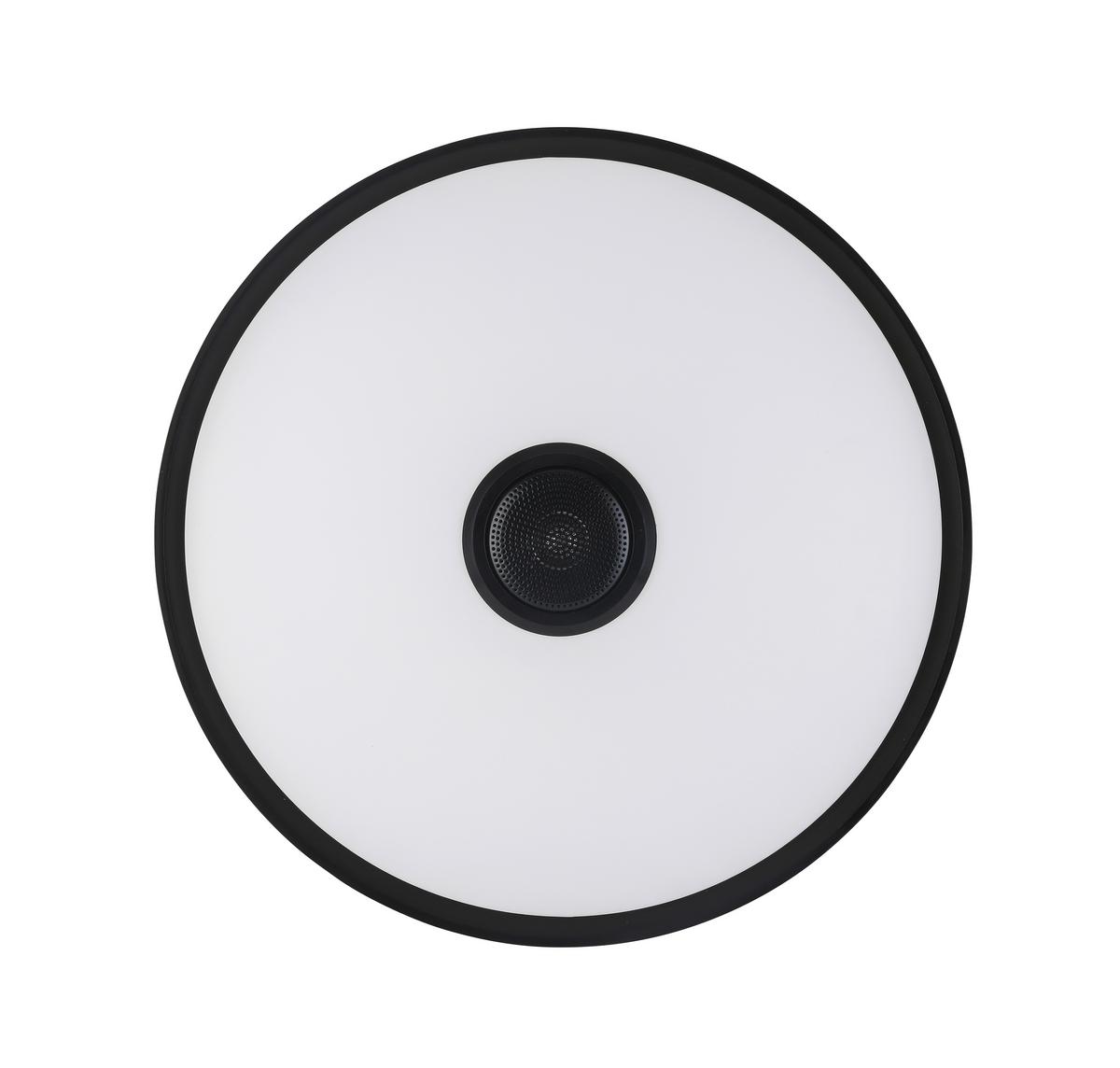 LED Smart Mennyezeti Lámpa Mirsada - fekete/fehér, műanyag/fém (40/9cm) - Premium Living