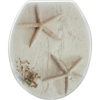 Wc Ülőke Aquatic - bézs, Modern, faalapú anyag (38/4/45cm)