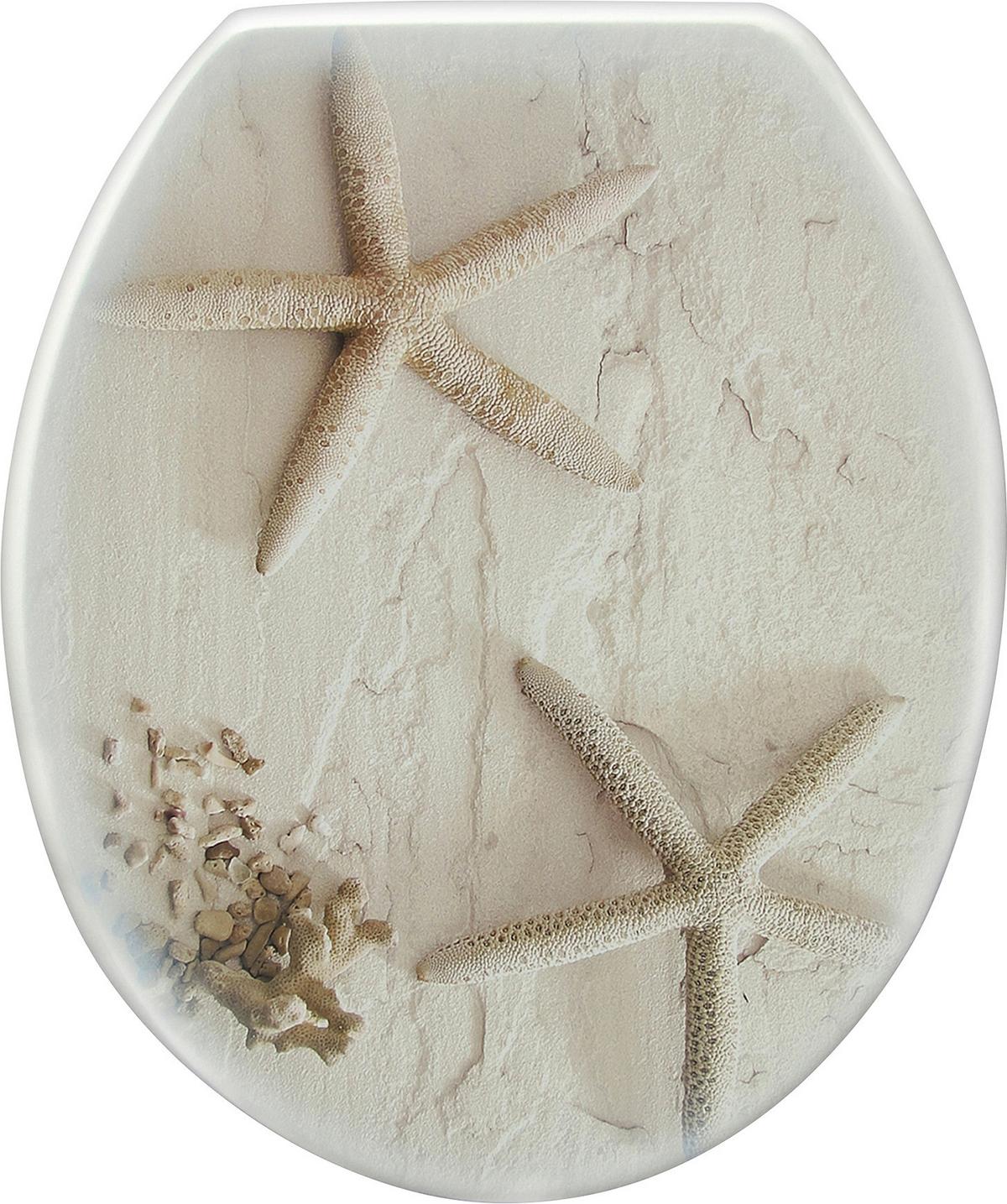 Wc Ülőke Aquatic - bézs, Modern, faalapú anyag (38/4/45cm)