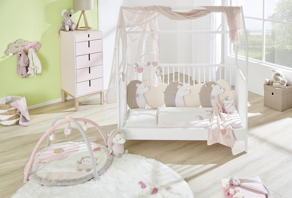 ŁÓŻKO SZCZEBELKOWE EMMA 1 - biały, Trend, drewno (144/75/161cm) - My Baby Lou