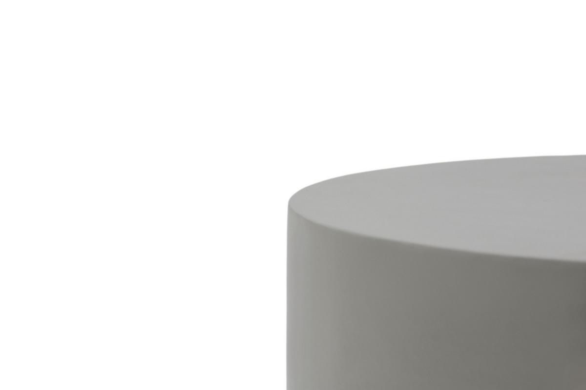 Loungetisch Rome Hellgrau - Hellgrau, KONVENTIONELL, Stein (86/41cm) - Gardenson