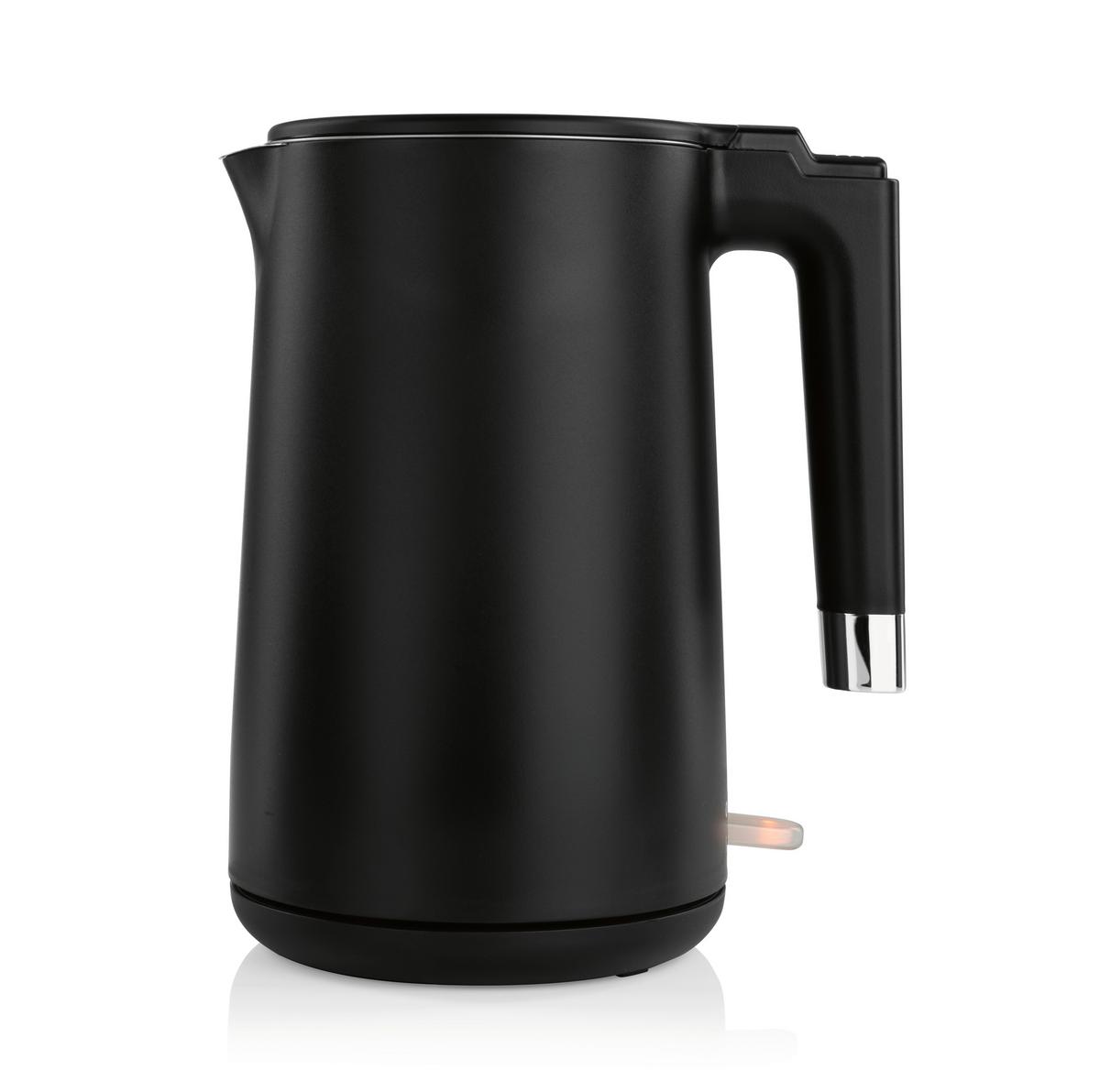 Wasserkocher Gourmetmaxx Schwarz max. 1800 Watt - Schwarz, MODERN, Kunststoff (21,6/15,5/25,3cm)