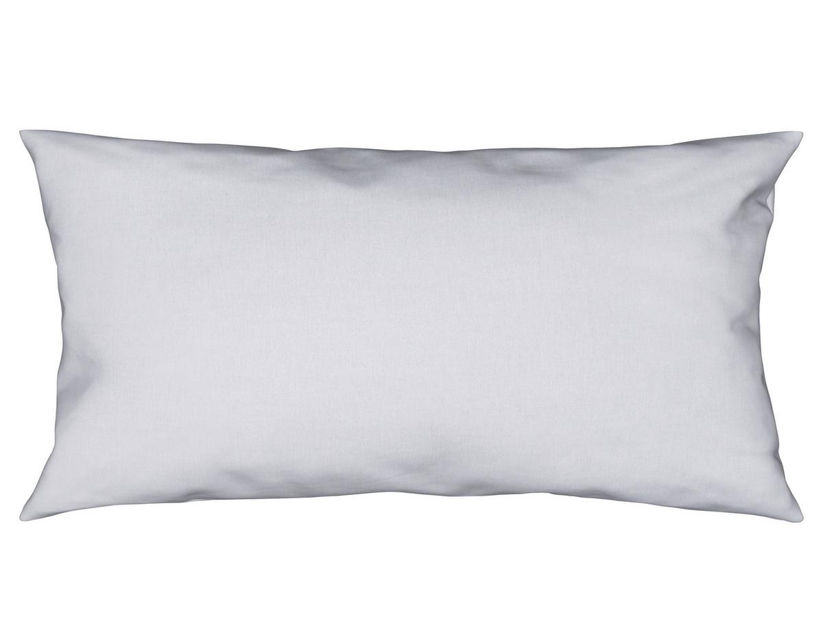 Polsterbezug Annika Silberfarben ca. 40x80cm - Silberfarben, Textil (40/80cm)