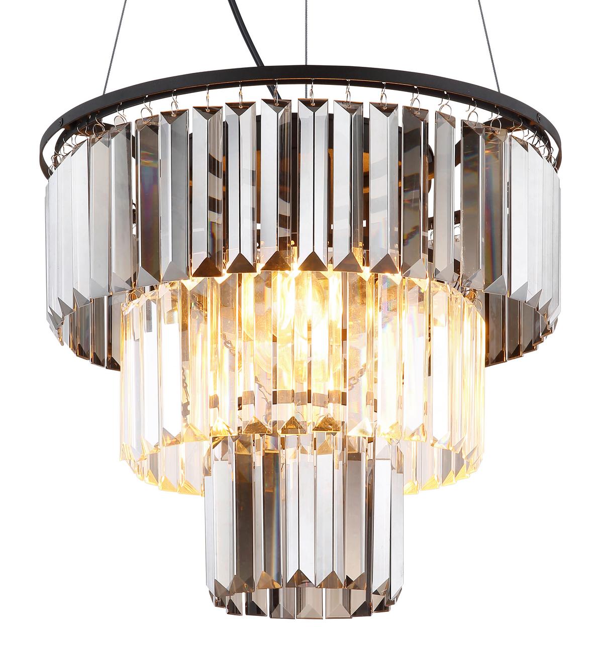 HÄNGELEUCHTE 15695H NAXIS - Klar/Schwarz, Basics, Glas/Kunststoff (40/120cm) - Globo