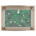 Bilderrahmen Sina, ca. 18,2x13,2x2,7cm - Klar/Champagner, LIFESTYLE, Glas/Holzwerkstoff (18,2/13,2/2,7cm)