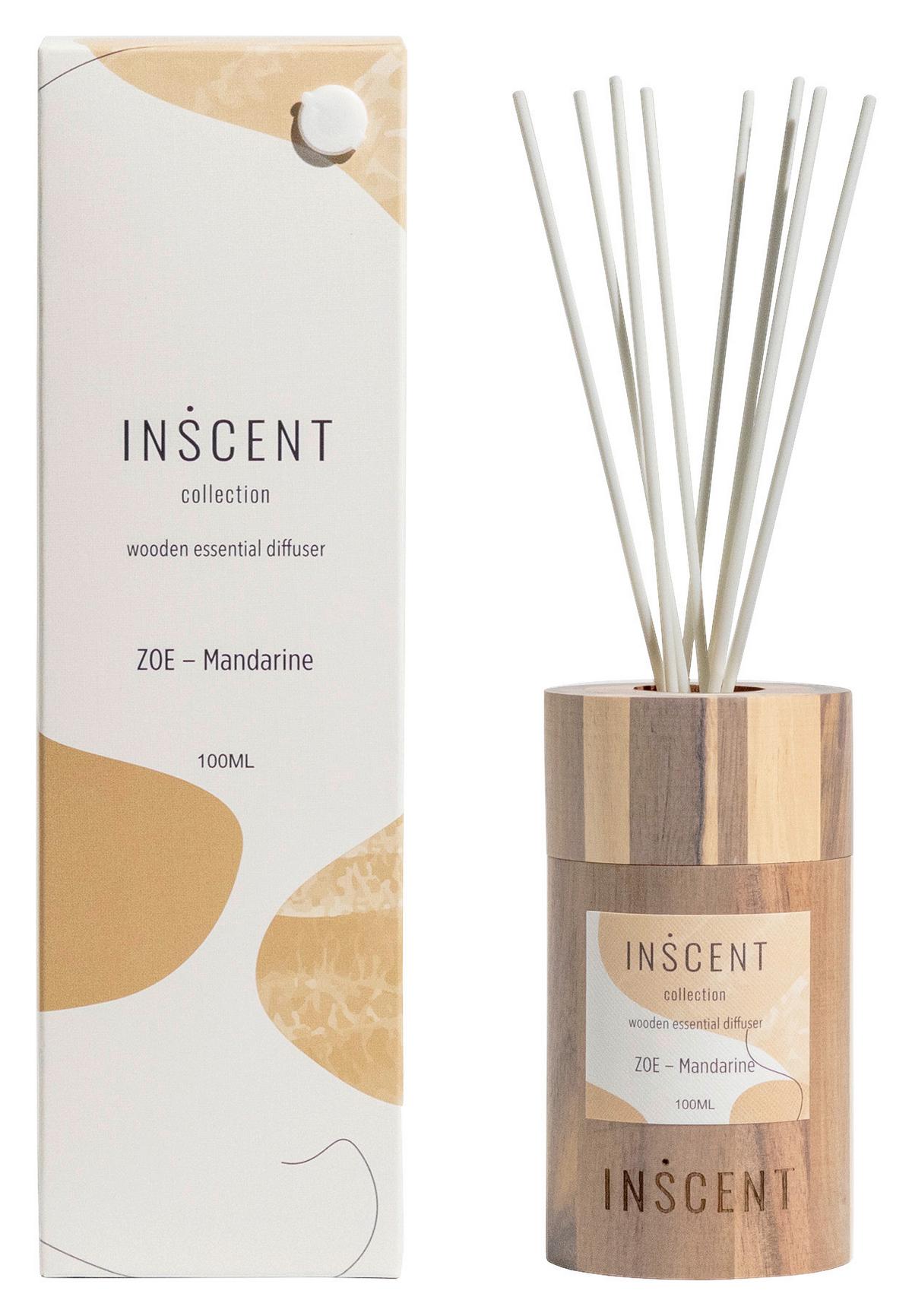 Diffuser Zoe diverse Düfte - Champagner/Pastellblau, MODERN, Glas/Holz (100ml) - Mömax