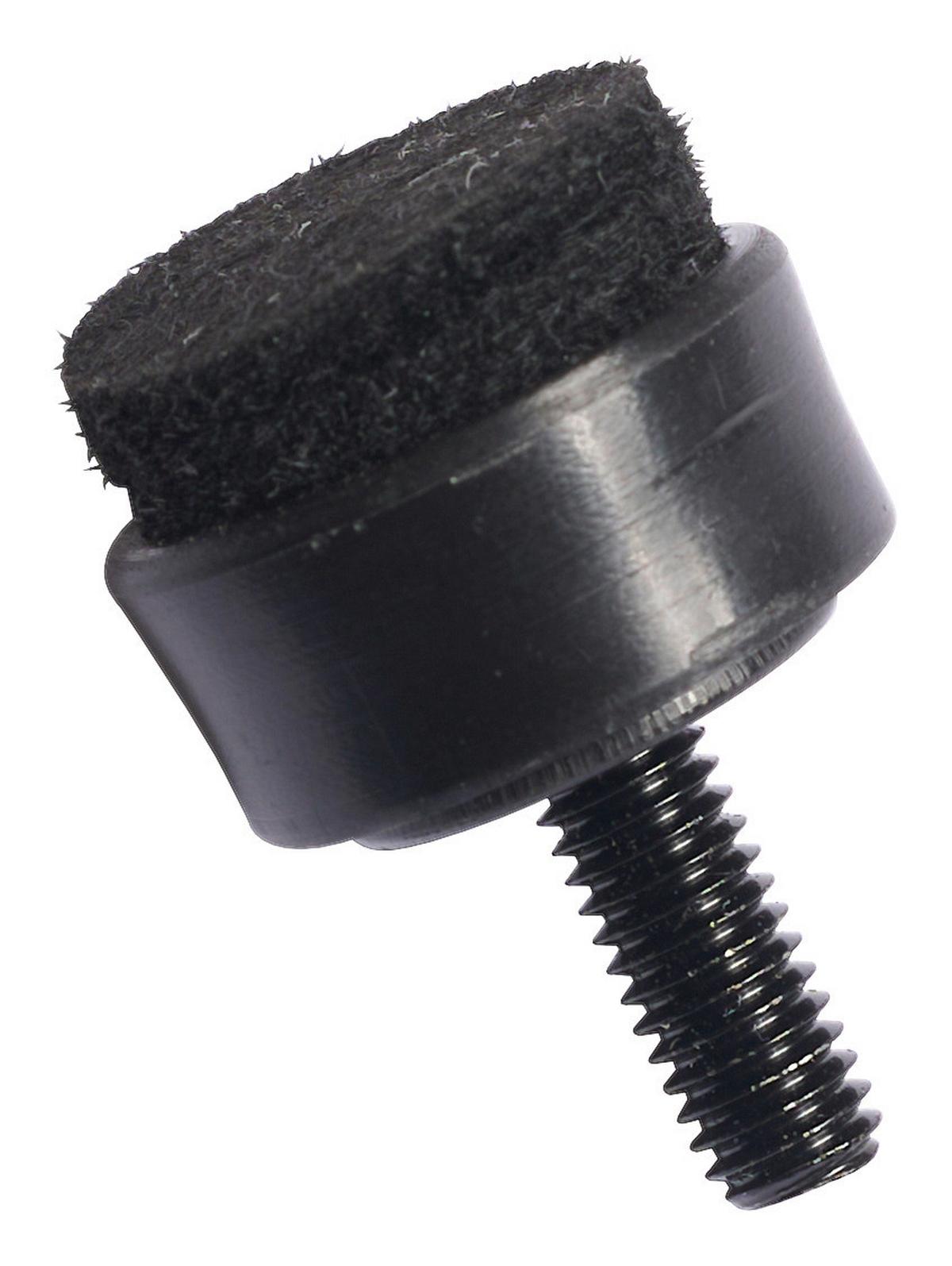 Filzgleiter Gert Schwarz 6mm Gewinde, 4er Set - Schwarz, Basics, Kunststoff (1.9/2.2/1.9cm) - Mömax