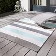 Outdoorteppich Stripe 120x170cm - Blau/Weiß, MODERN, Textil (120/170cm) - MÖMAX modern living
