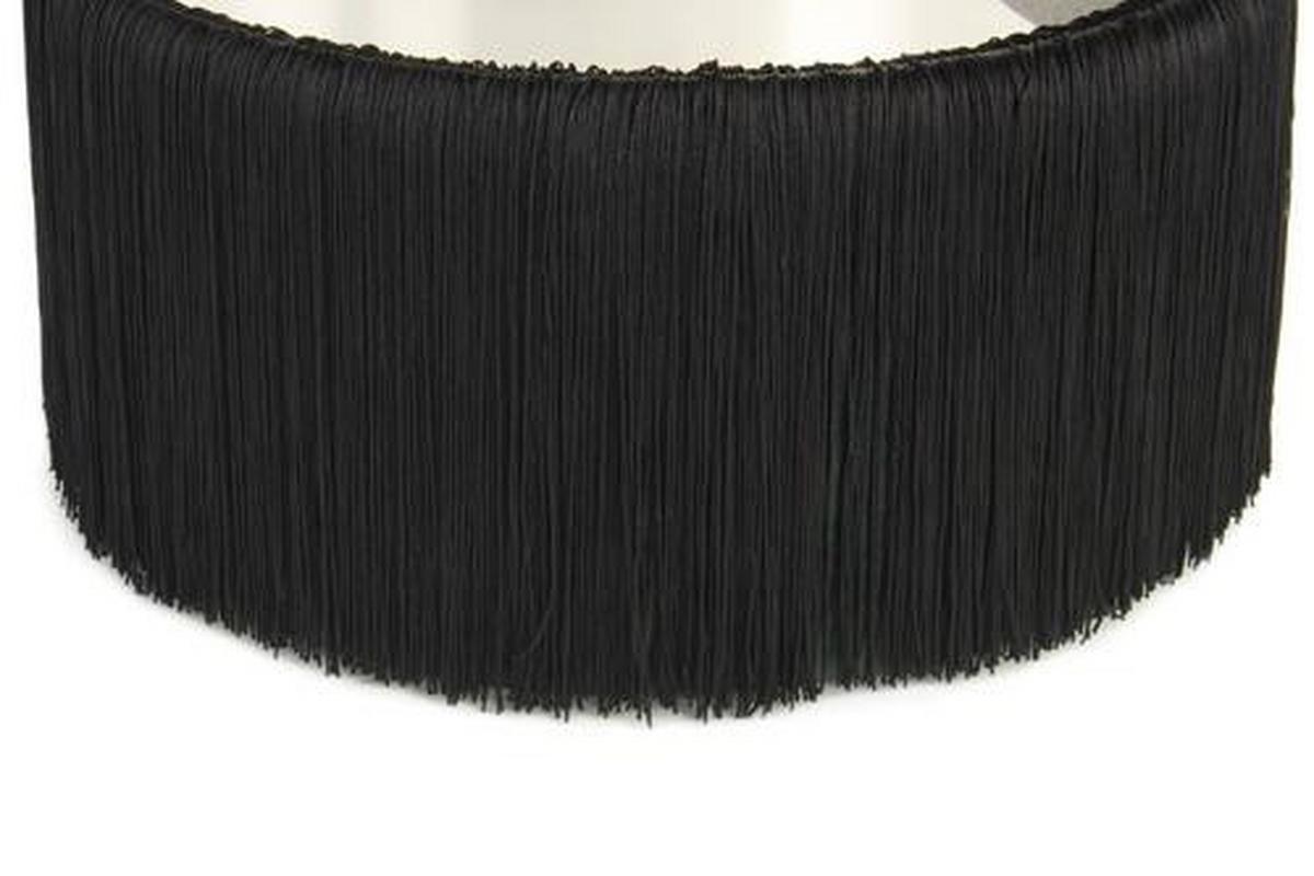 Hocker ca. 41x44,5 cm Dunkelgrün - Dunkelgrün/Silberfarben, Basics, Holzwerkstoff/Textil (41/44,5/41cm) - Kayoom