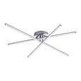 Stropna Led-svetilka Simon - nikelj, Konvencionalno, kovina (101/81/12cm) Stropna Led-svetilka Simon - nikelj, Konvencionalno, kovina (101/81/12cm)