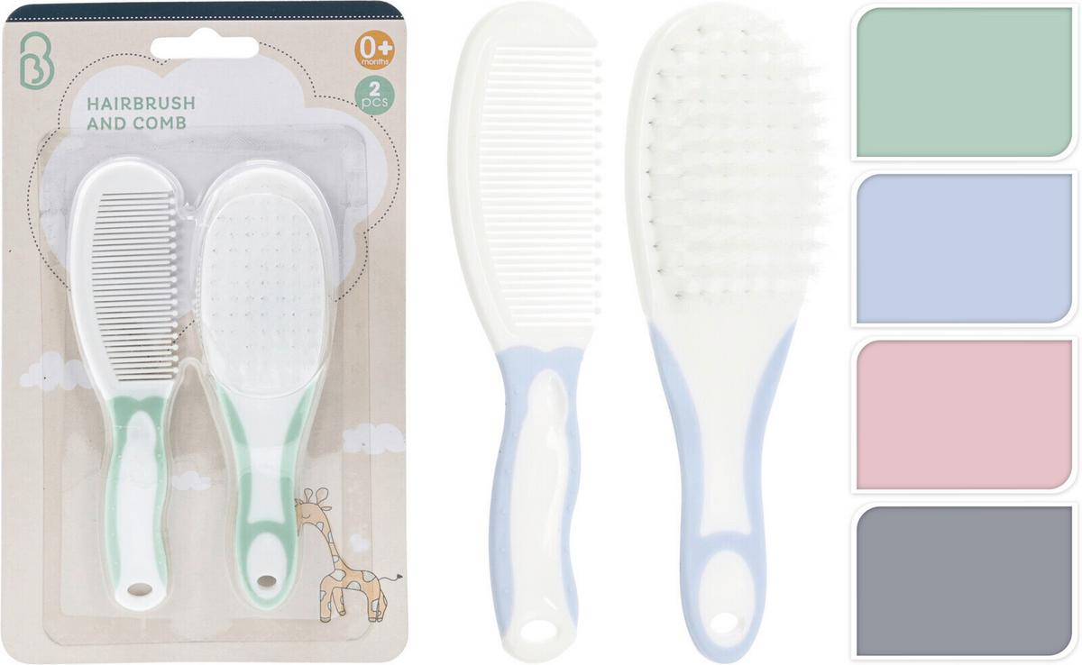 Baba Fésű+kefe Szett Szett - többszínű, műanyag