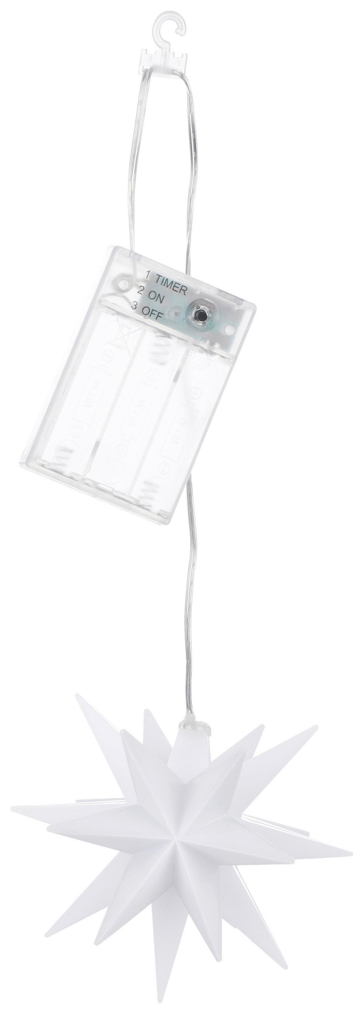 Dekohänger Star Transparent - Transparent, Kunststoff (12/12cm) - Mömax