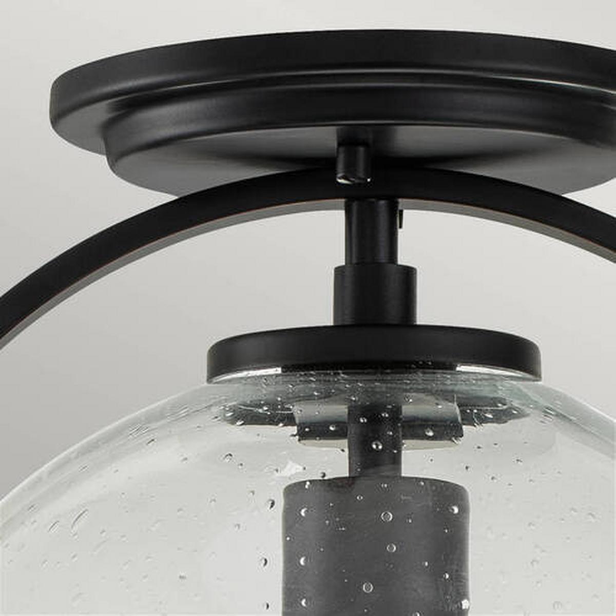 Stropna Svjetiljka Somerset - crna, Design, staklo/metal (28.2/31.8cm) - Elstead Lighting