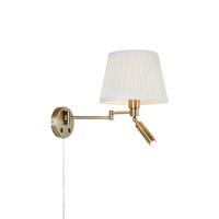 Wandleuchte Pivot Wall max. 60 Watt - Messingfarben, Design, Metall (42,5/25/32cm) - Markslöjd