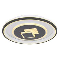 Led Stropna Svjetiljka 48454-46 - bijela/boje grafita, Design, metal/plastika (50/7cm) - Globo