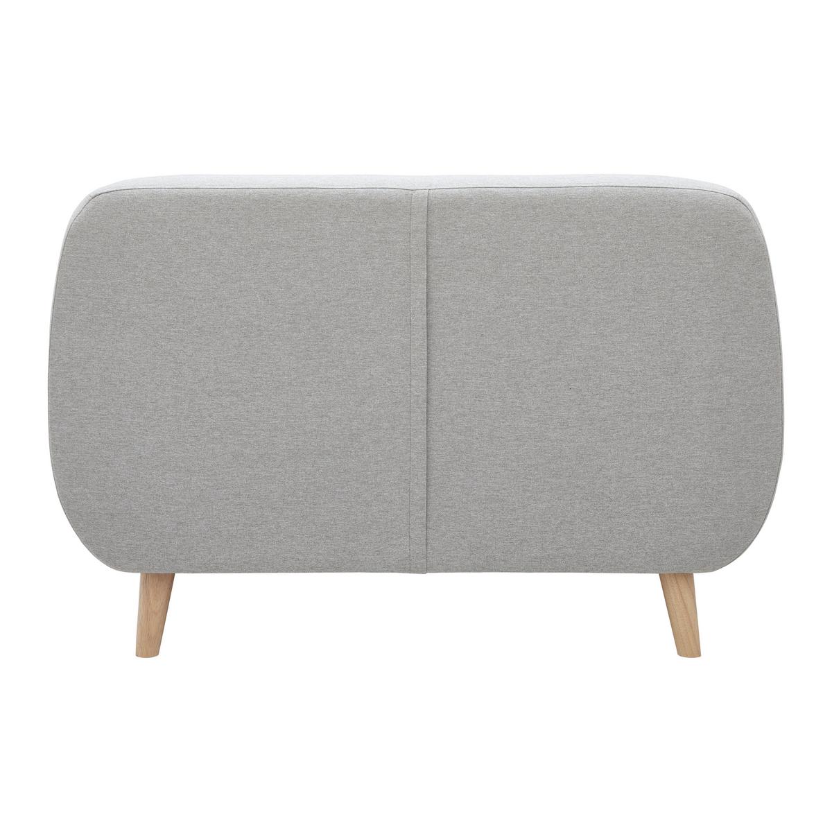 Sofa Dilly Hellgrau Leinenoptik - Hellgrau, MODERN, Holz/Textil (130/85/78cm) - Bessagi Home