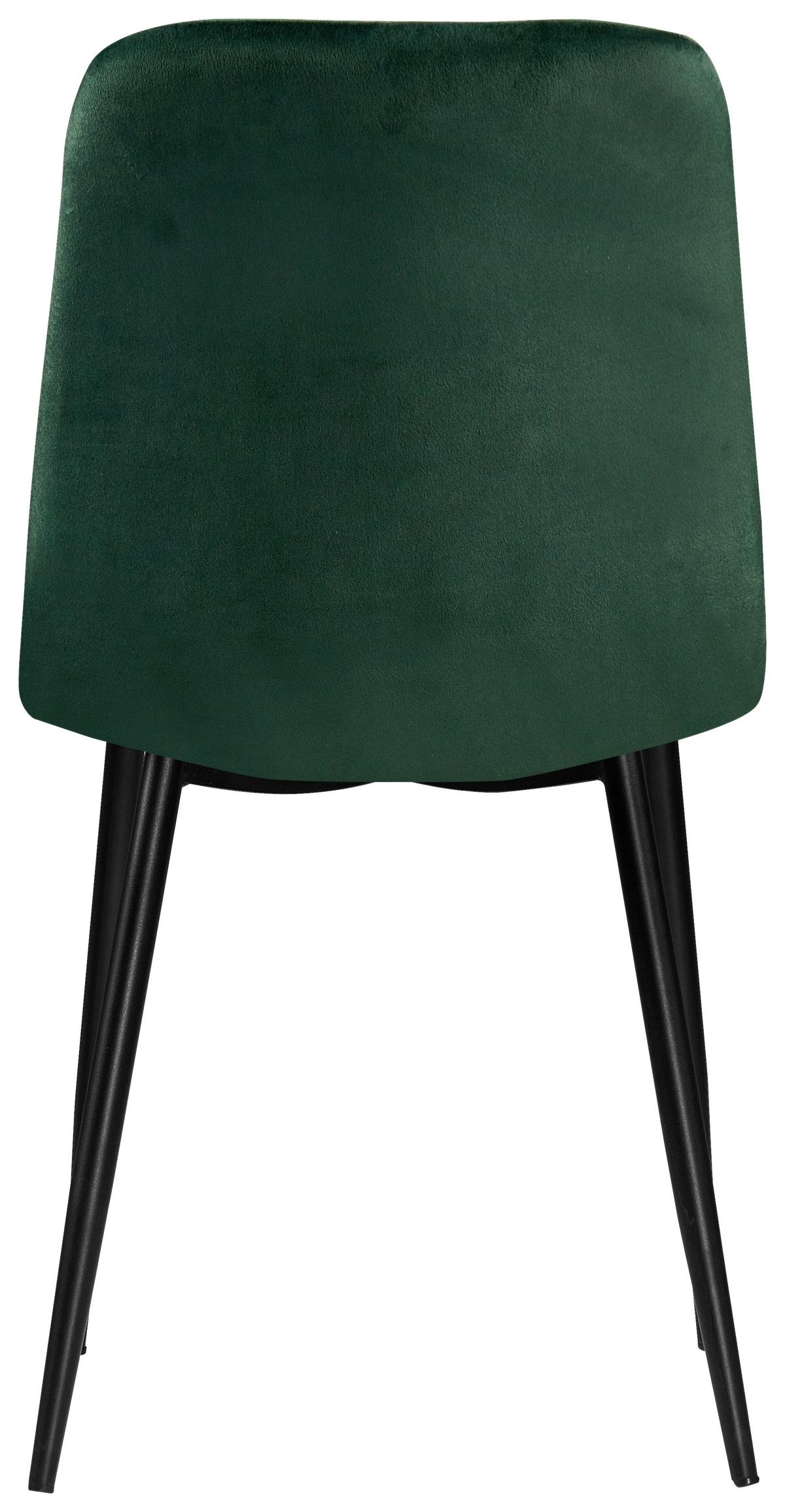 ZESTAW KRZESEŁ JIM    -BOXXX- - zielony/czarny, Design, metal/tkanina (43/84/56cm) - Boxxx