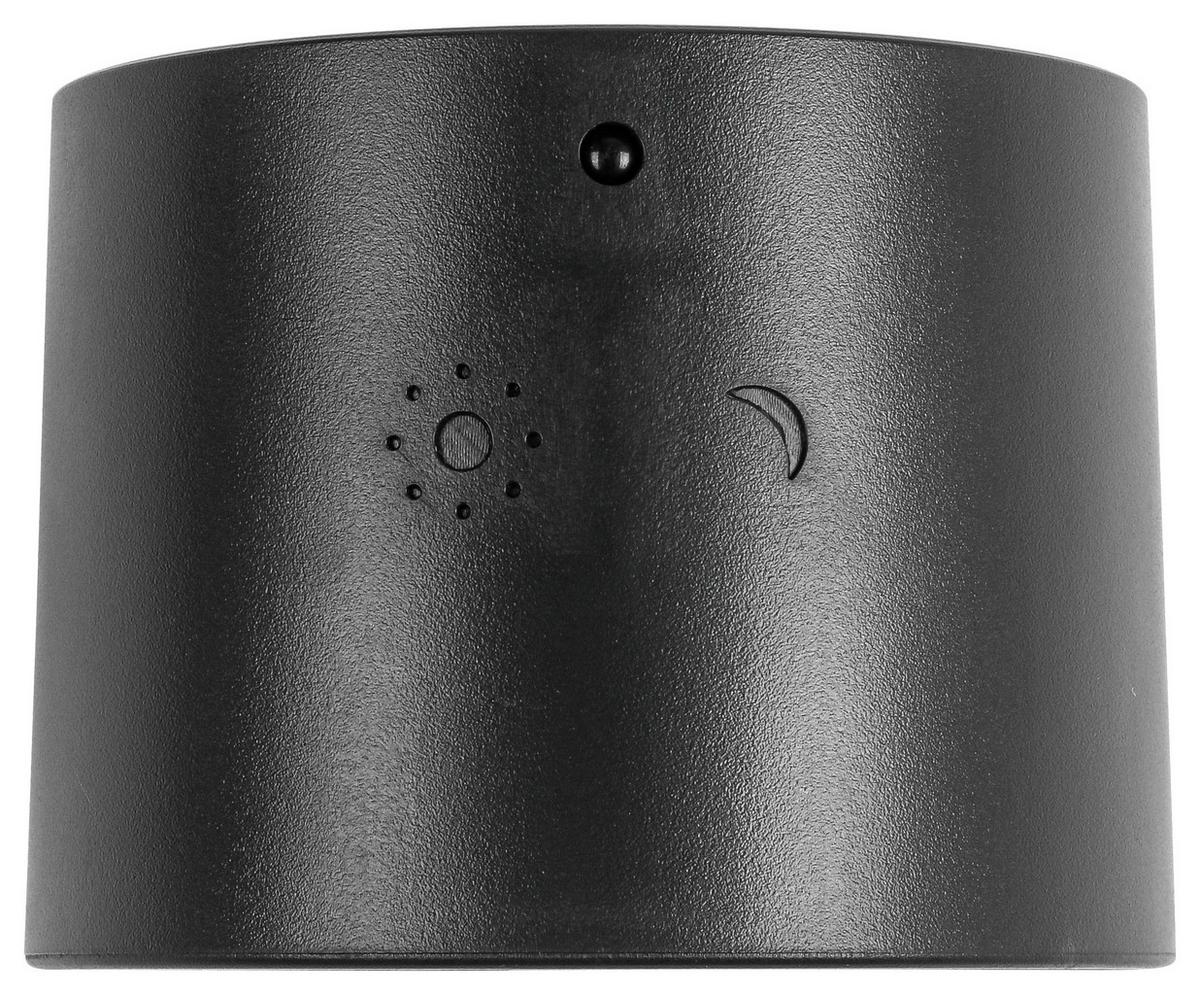 LED-Wandleuchte Rig 1 Schwarz max. 3,5 Watt - Schwarz, MODERN, Kunststoff/Metall (9,3/7,5/5,2cm) - Modern Living