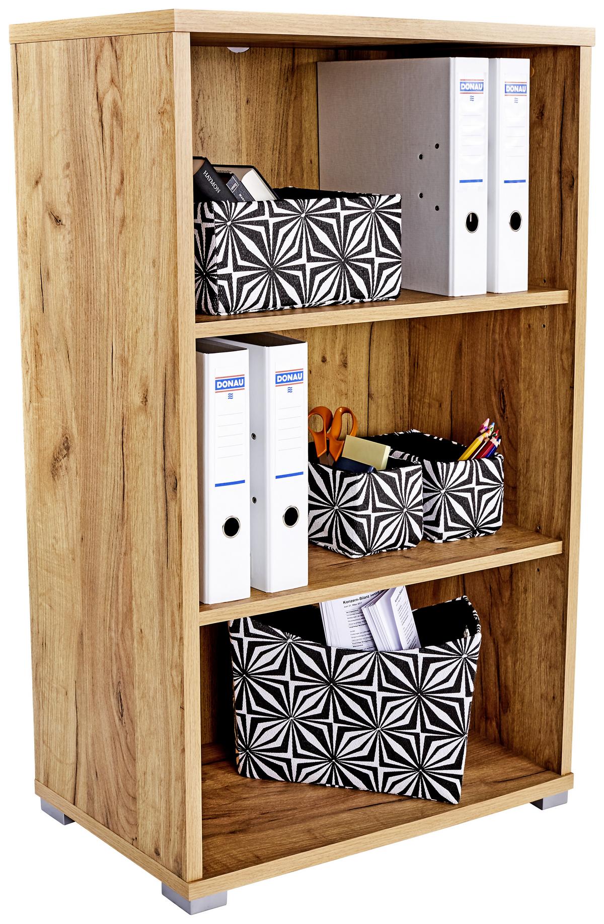 Raft pentru documente Profi - culoare lemn stejar, Modern, material pe bază de lemn (75/113/35cm) - Modern Living