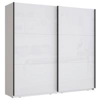 Omara Z Drsnimi Vrati Leader, Bela - črna/bela, Moderno, kovina/leseni material (220,1/209,7/61,2cm) - Carryhome
