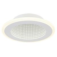 Stropna Led-svetilka Lamela, S Sijalko - bela/opal, Design, kovina/umetna masa (22,5/4cm) - Globo