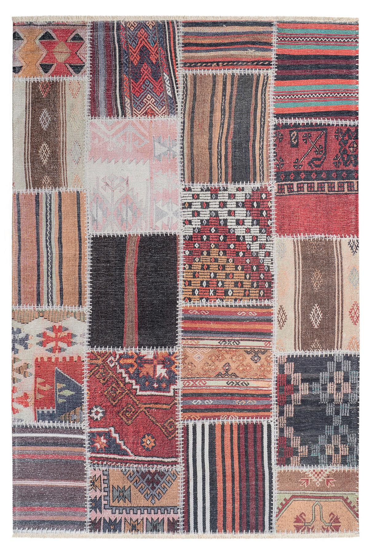 FLACHWEBETEPPICH MY ETHNO - Multicolor, Lifestyle, Textil (75/150cm)